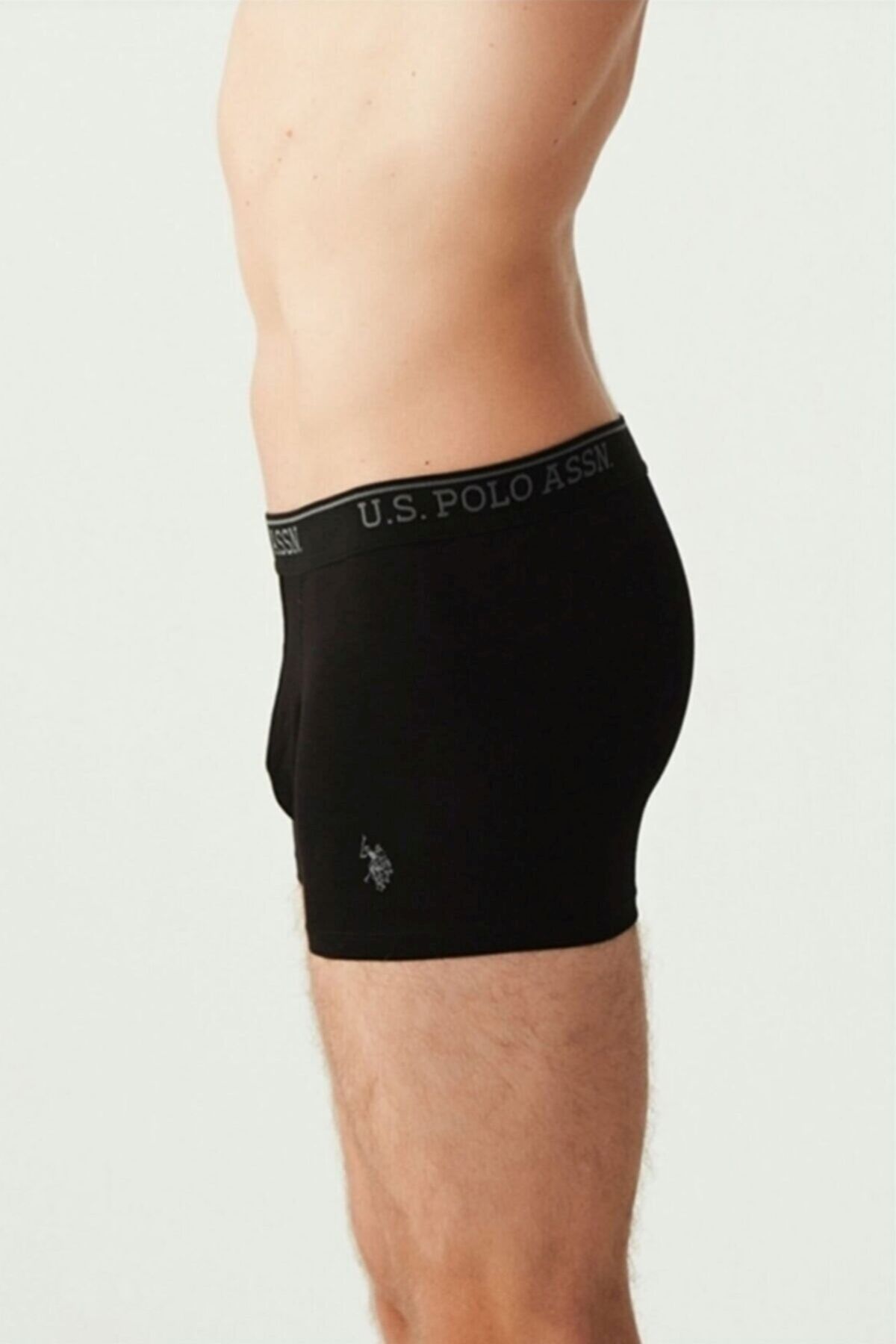 U.S. Polo Assn. 80097 Erkek Siyah 3lü Boxer