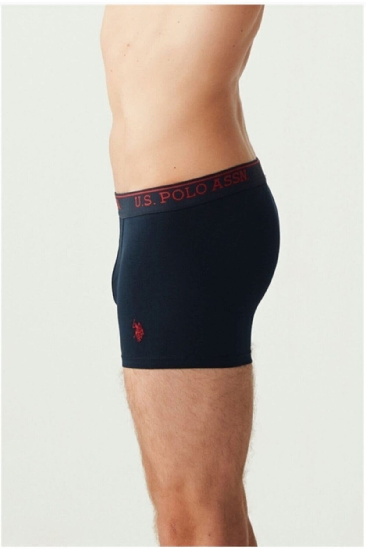 U.S. Polo Assn. 80097 Erkek Siyah-Antrasit-Lacivert 3lü Boxer