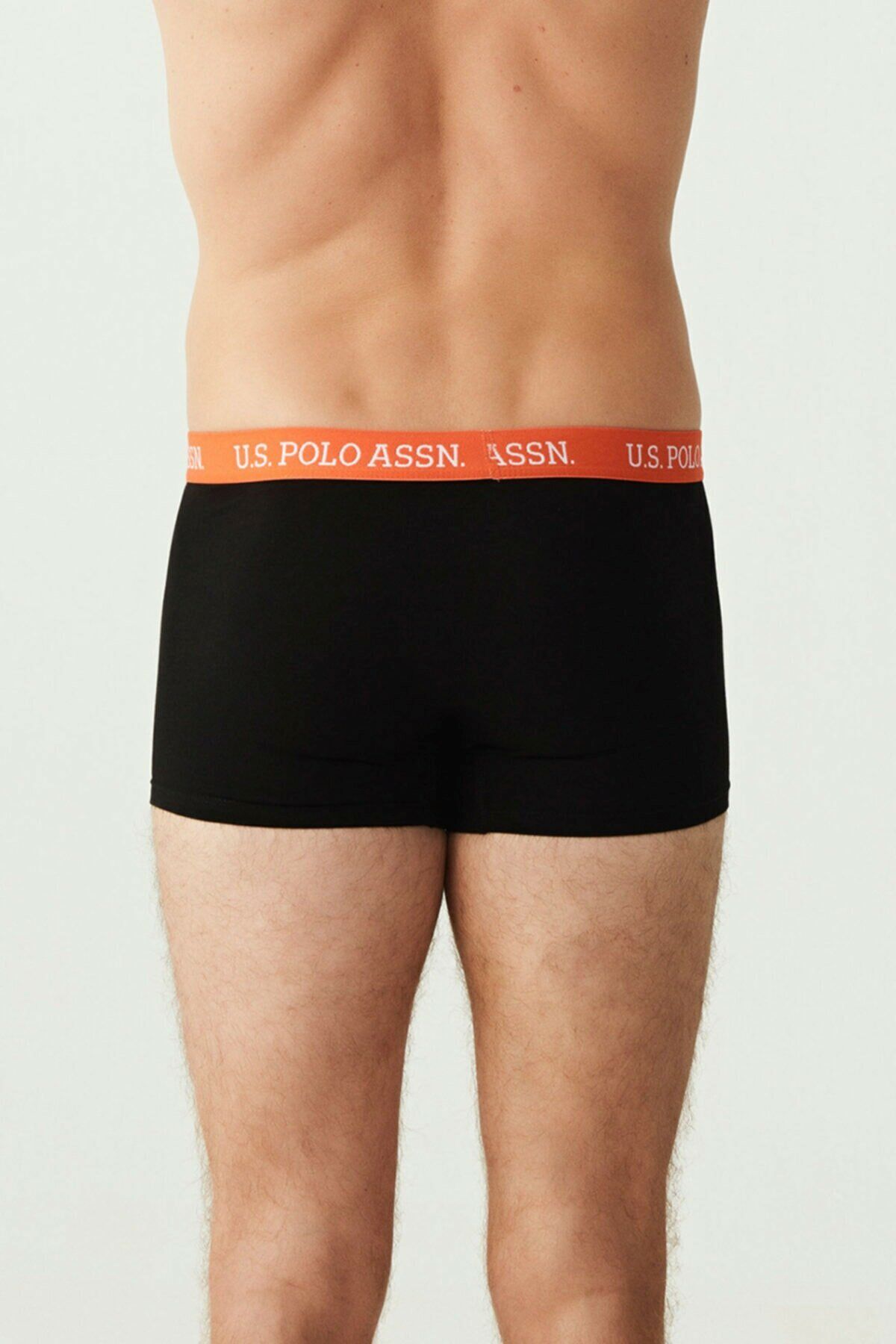 U.S. Polo Assn. 80253 Erkek Siyah 3lü Boxer