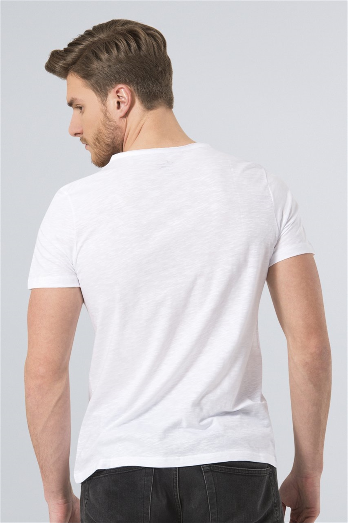 Wtshirt Havana Erkek V Yaka Basic T-Shirt