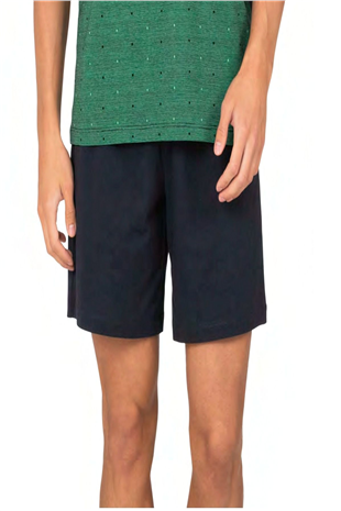 	Pierre Cardin 6132 Erkek Bordo Kısa Kollu Yarım Pat Jakarlı 3Lü Pijama Takımı