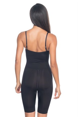 Emay 2071 İz Yapmaz Body Boxer Korse Siyah