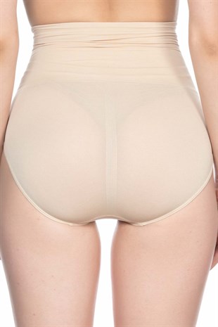 Emay 2200 Dikişsiz Slip Pantolon Korse Ten