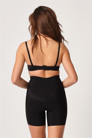 Emay 2816 İz Yapmaz Toparlayıcı Boxer Korse Siyah