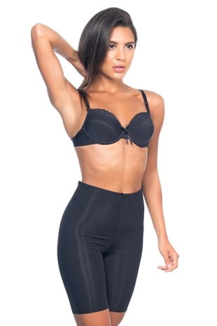 Emay 2817 İz Yapmaz Toparlayıcı Boxer Korse Siyah