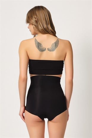 Emay 2920 Karın Toplayıcı Destekli Slip Korse Siyah