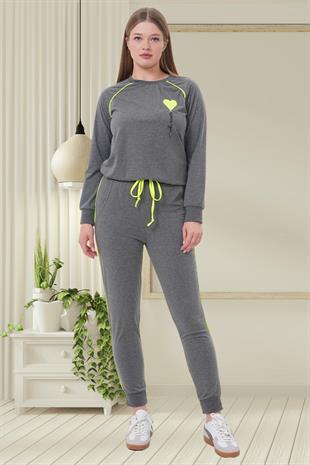 Mecit 6200 Füme Spor Kadın Pijama Takımı
