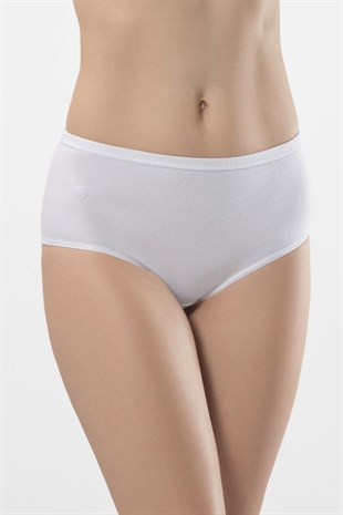 Türen Kadın Beyaz 2li Biyeli Kom Bikini Külot 240