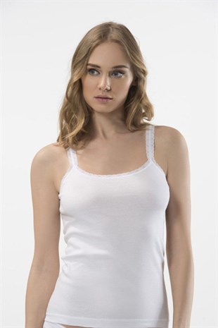 Türen Kadın Beyaz 2li İp Askılı Kaşkorse 215