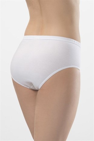 Türen Kadın Beyaz 2li İşli Mini Külot 225