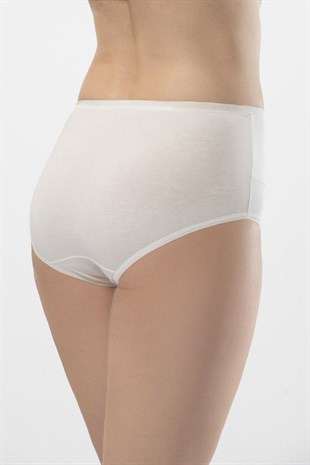 Türen Kadın Ekru 2li Likralı Külot 964