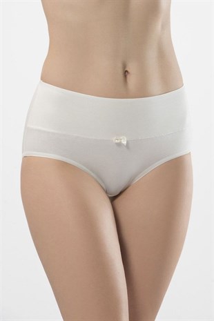 Türen Kadın Ekru 2li Likralı Külot 964