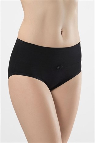 Türen Kadın Siyah 2li Likralı Külot 964