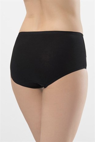 Türen Kadın Siyah 2li Likralı Külot 964