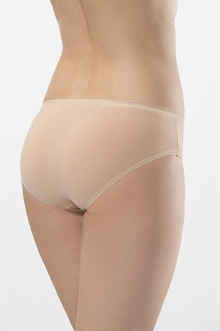 Türen Kadın Ten 2li Likralı Bikini Külot 955