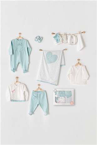 Andywawa AC23111 Bebek Hastane Çıkışı 10 Pcs Newborn Set DragonflyKız Bebek 10'lu SetAndywawa