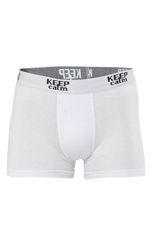 Anıt 1266 Beyaz 3 Adet Modal Rahat Erkek Boxer