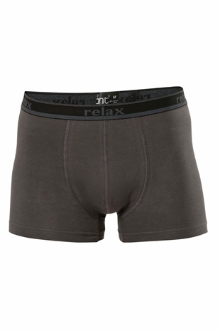 Anıt 1268 Antrasit 3 Adet Relax Pamuklu Esnek Erkek Boxer