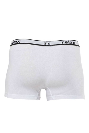 Anıt 1268 Beyaz 3 Adet Relax Pamuklu Esnek Erkek Boxer