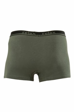 Anıt 1268 Haki 3 Adet Relax Pamuklu Esnek Erkek Boxer