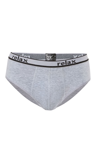 Anıt 1269 Gri 3 Adet Relax Pamuklu Erkek Slip Külot