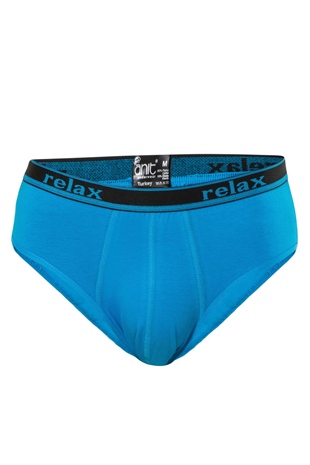 Anıt 1269 İndigo 3 Adet Relax Pamuklu Erkek Slip Külot