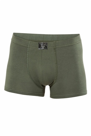 Anıt 1271 Haki 3 Adet Pamuklu Esnek Erkek Boxer