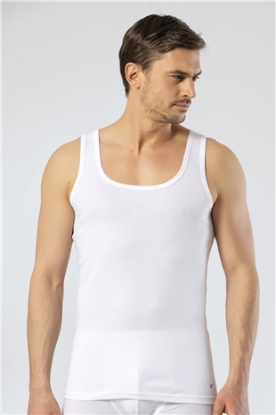 Cacharel 1205 Beyaz Ribana Erkek Atlet