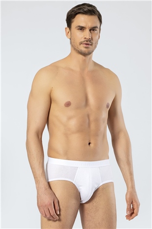 Cacharel 1207 Beyaz Ribana Erkek Slip