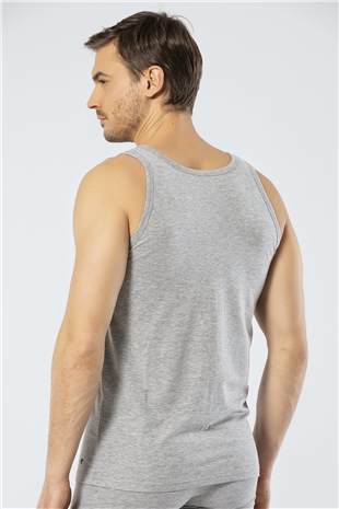 Cacharel 1301 Gri Melanj Klasik Erkek Atlet