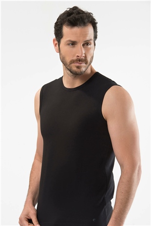 Cacharel 1303 Siyah Erkek Spor Bisiklet Yaka Fanila