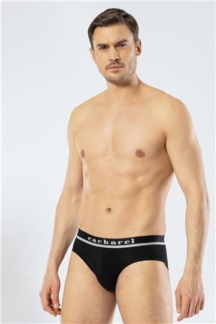 Cacharel 1311 Siyah Erkek Bantlı Slip