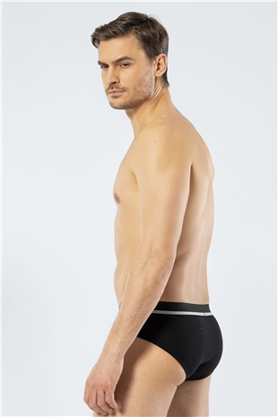Cacharel 1311 Siyah Erkek Bantlı Slip