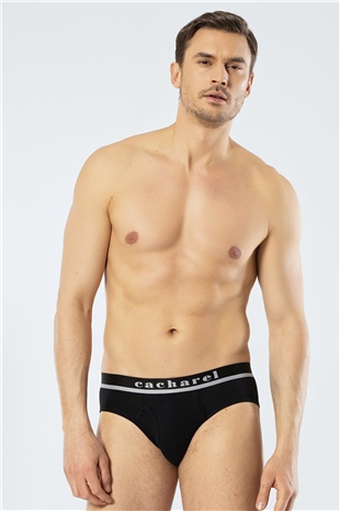 Cacharel 1311 Siyah Erkek Bantlı Slip