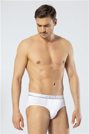 Cacharel 1312 Beyaz Erkek Lastikli Slip