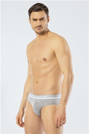 Cacharel 1312 Gri Melanj Erkek Lastikli Slip
