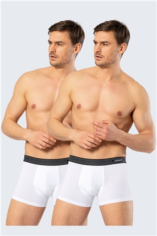 Cacharel 1318 Beyaz Erkek 2Li Boxer