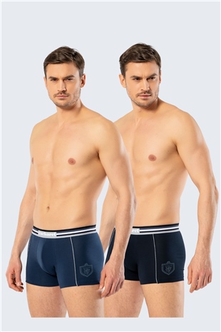Cacharel 1322 Lacivert İndigo Erkek 2Li Boxer