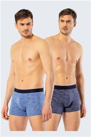 Cacharel 1324 Lacivert İndigo Erkek 2Li Boxer