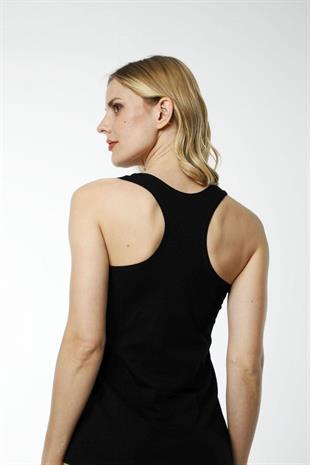 Hmd 2412 Siyah 3lü Rahat Doku Pamuklu Likralı Kadın Spor Atlet