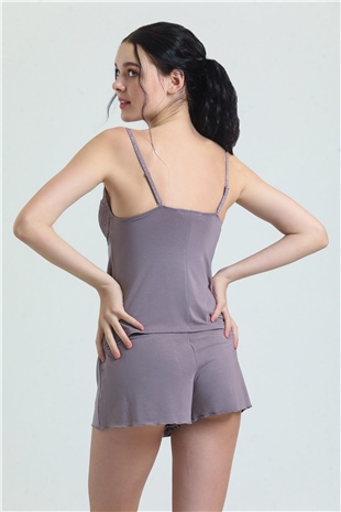 Magic Form 17378 Kadın Çinko Dantelli Modal Baby Doll Takım