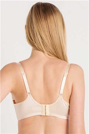 Magic Form 1783 Kadın Ten Düz Kumaşlı Büyük Beden Toparlayıcı İçi Boş Sütyen