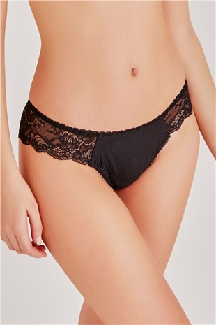 Magic Form 189 Kadın Siyah Dantel Brazil Külot