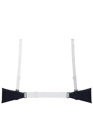 Magic Form 2030 Kadın Siyah Önden Klipsli Sırtı Ve Askısı Şeffaf Süngerli Sütyen