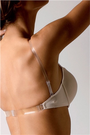 Magic Form 2030 Kadın Ten Önden Klipsli Sırtı Ve Askısı Şeffaf Süngerli Sütyen