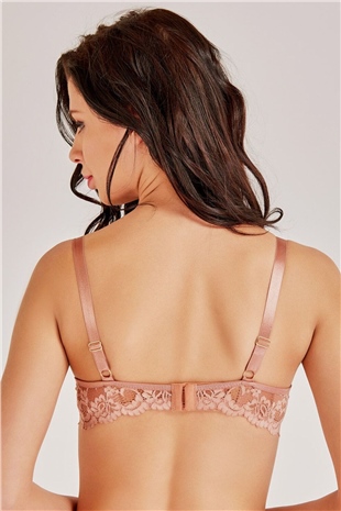 Magic Form 2589 Kadın Kiremit Dantelli İpli Süngerli Sütyen