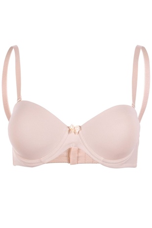 Magic Form 3060 Kadın Ten Düz Kumaşlı Askısız Straplez Sulu Sütyen