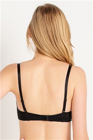 Magic Form 3269 Kadın Siyah Çıkarılabilir Destekli Düz Sütyen