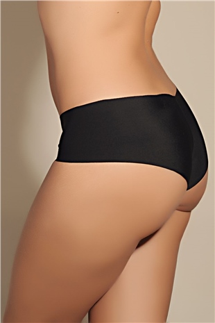 Magic Form 453 Kadın Siyah Lazer Kesim Dikişsiz Normal Külot