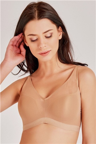 Magic Form 4636 Kadın Koyu Ten Balensiz Süngerli Tüllü Sütyen